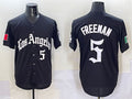 Custom #5 Black 2025 LAD Baseball Shirt Top