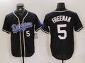 Custom #5 Black LAD Baseball Shirt Top
