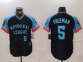 Custom #5 Navy 2024 All Star LAD Baseball Shirt Top