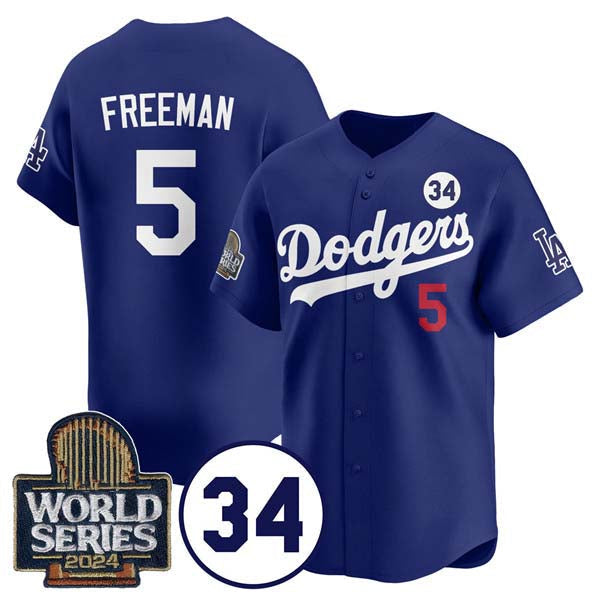 Custom #5 2024 LAD Baseball Shirt Top