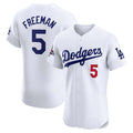 Custom #5 White 2024 World Series Champions LAD Baseball Shirt Top