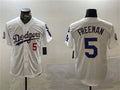 Custom #5 White 2024 LAD Baseball Shirt Top