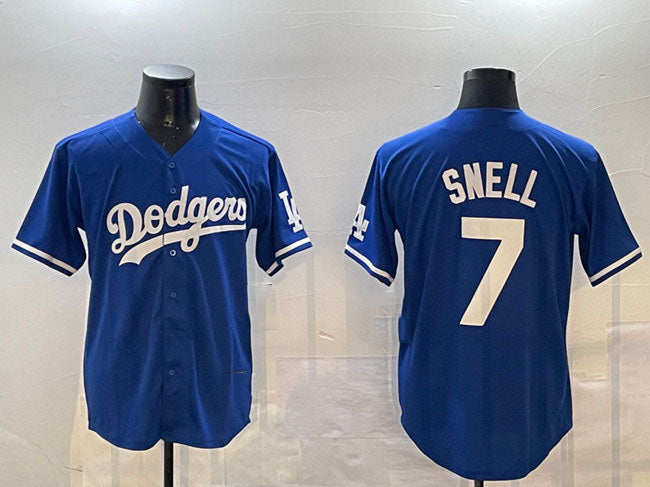 Custom #7 LAD Baseball Shirt Top