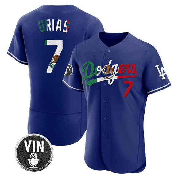 Custom #7 LAD Baseball Shirt Top
