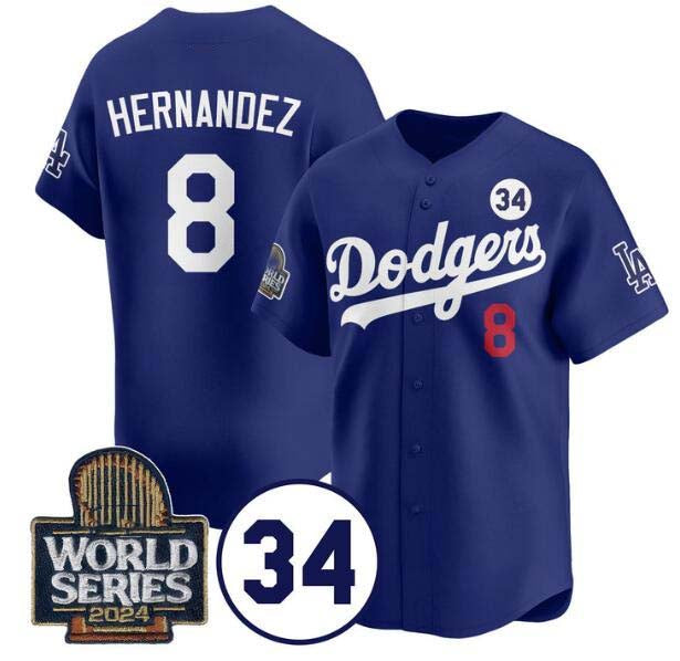 Custom #8 2024 LAD Baseball Shirt Top
