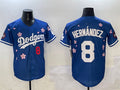 Custom #8 2025 LAD Baseball Shirt Top