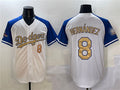 Custom #8 White 2024 World Series Champions LAD Baseball Shirt Top