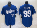 Custom #99 Blue LAD Baseball Shirt Top