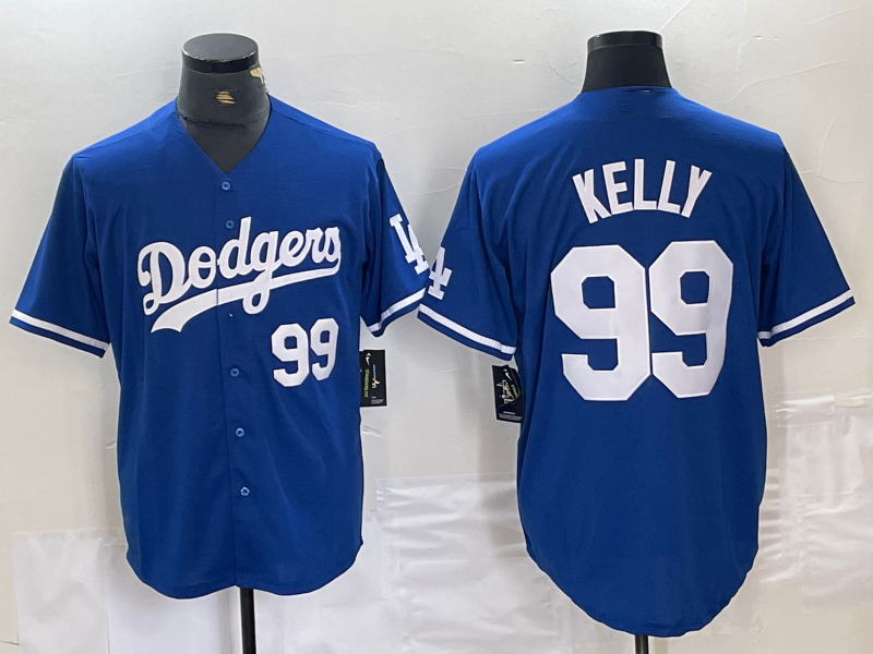 Custom #99 Blue LAD Baseball Shirt Top