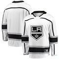 Custom White LAK Hockey Shirt Top