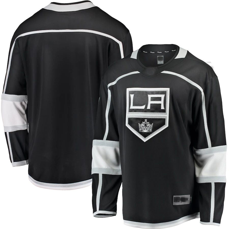 Custom Black LAK Hockey Shirt Top