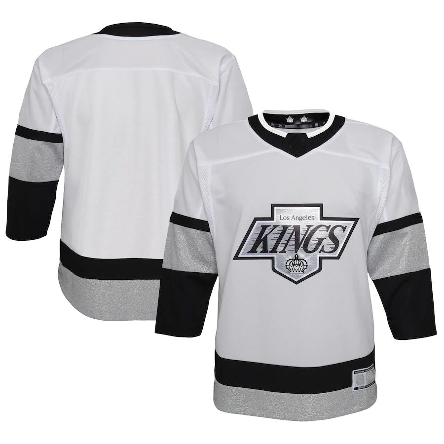 Custom #22 White 2021 LAK Hockey Shirt Top