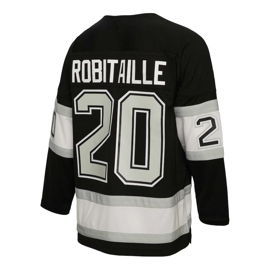 Custom #20 Black 1992 LAK Hockey Shirt Top