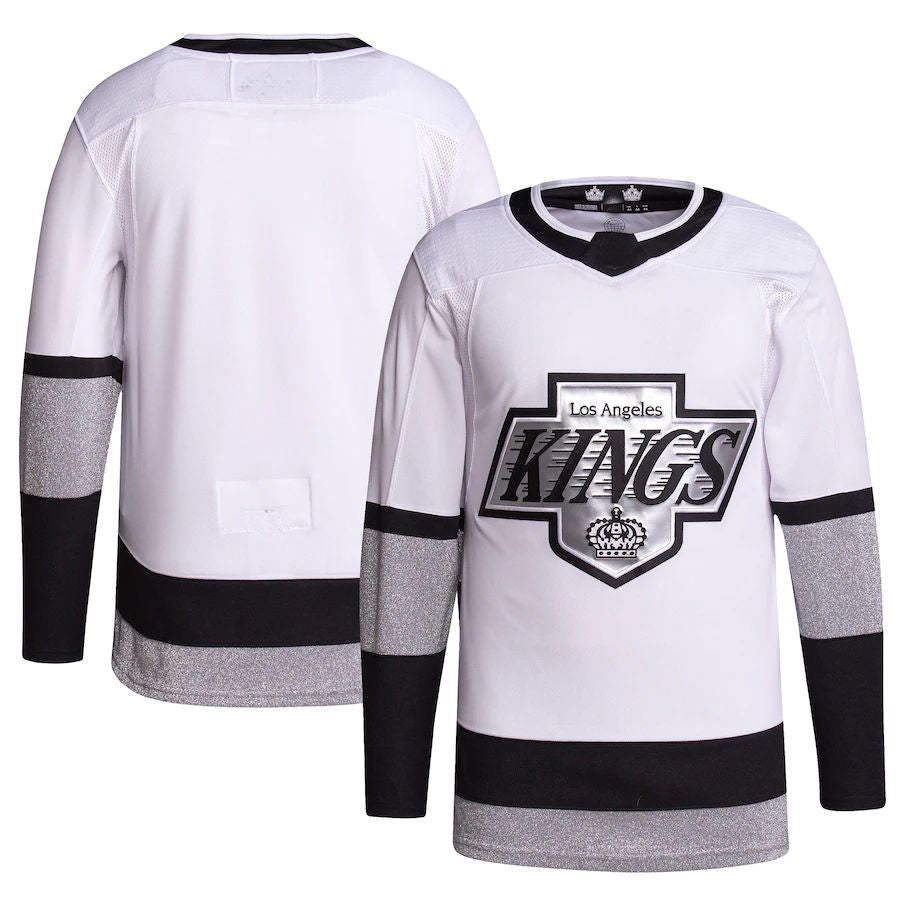 Custom #22 White 2021 LAK Hockey Shirt Top