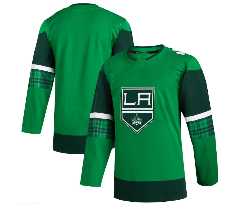 Custom Green 2023 LAK Hockey Shirt Top