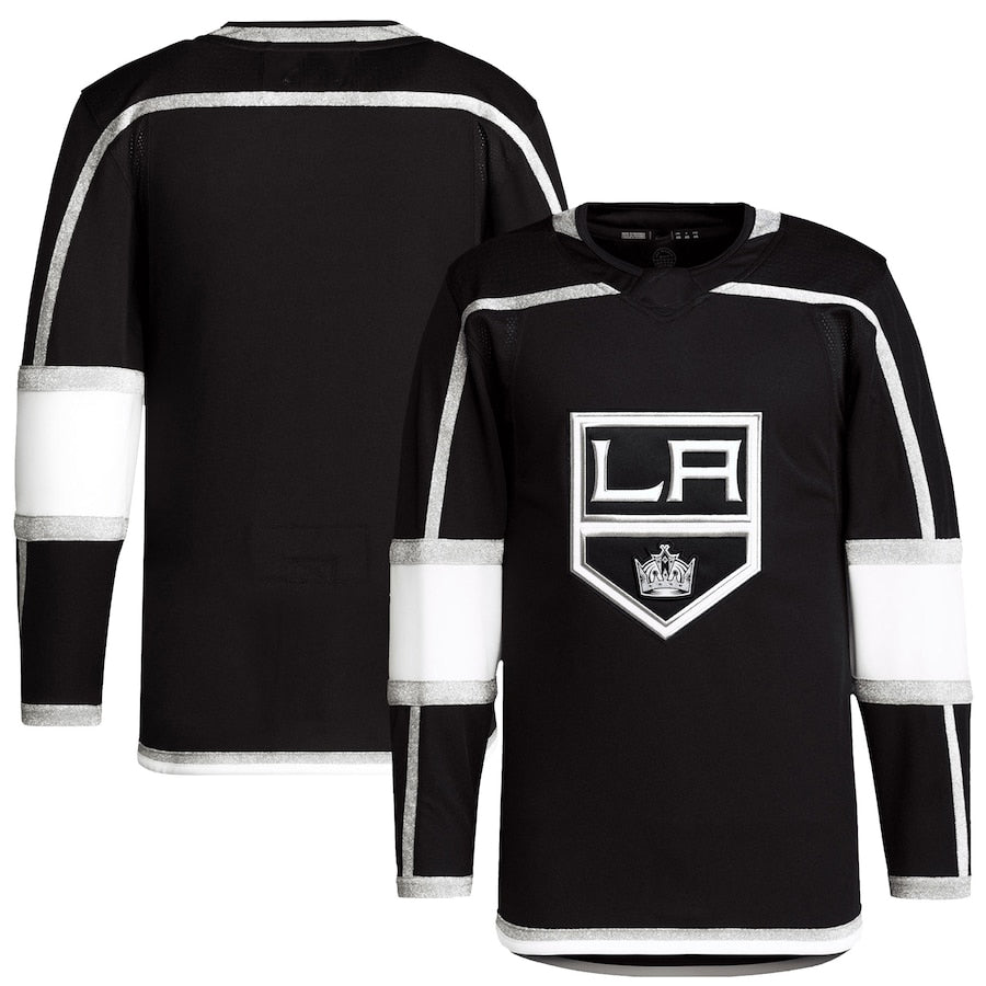 Custom Black LAK Hockey Shirt Top