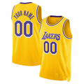 Custom #22 Gold 2021 LAL Basketball Shirt Top