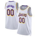 Custom #23 White 2022 LAL Basketball Shirt Top
