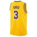 Custom #3 Gold LAL Basketball Shirt Top