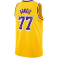 Custom #77 Gold LAL Basketball Shirt Top