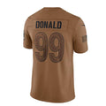 Custom #99 Brown 2023 LAR Football Shirt Top