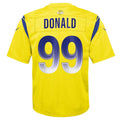 Custom #99 Gold LAR Football Shirt Top