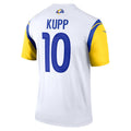 Custom #10 White LAR Football Shirt Top