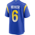Custom #6 LAR Football Shirt Top