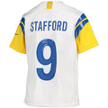 Custom #9 White LAR Football Shirt Top