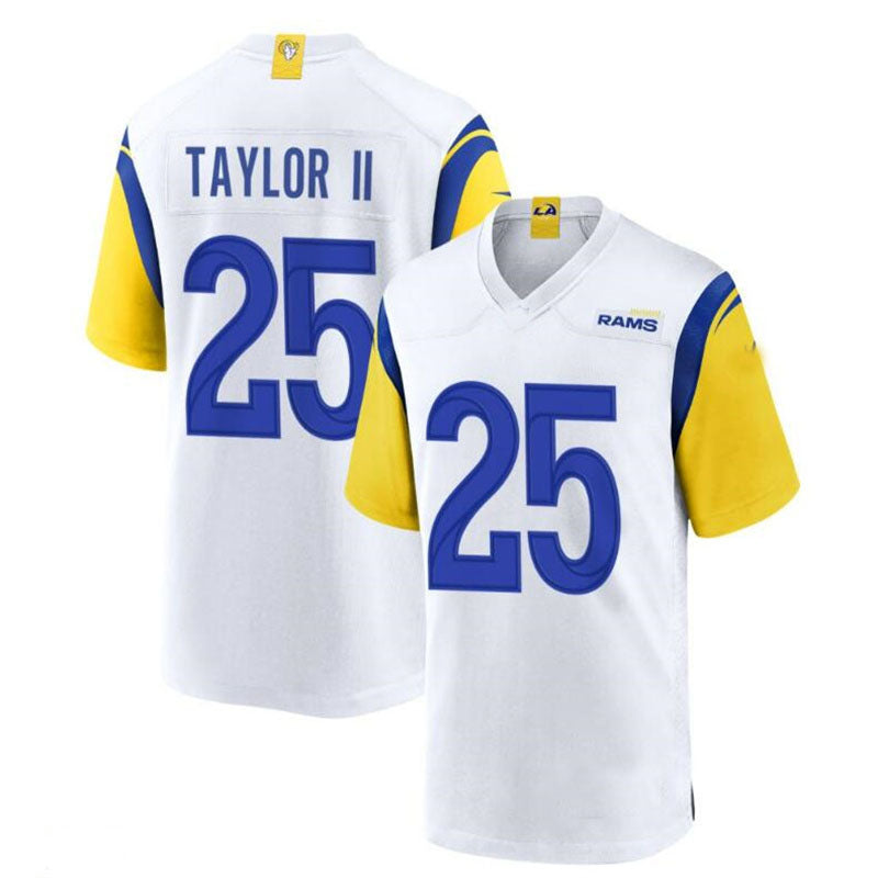 Custom #25 White LAR Football Shirt Top