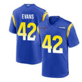 Custom #42 Super Bowl LAR Football Shirt Top