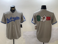 Custom Grey LAD Baseball Shirt Top