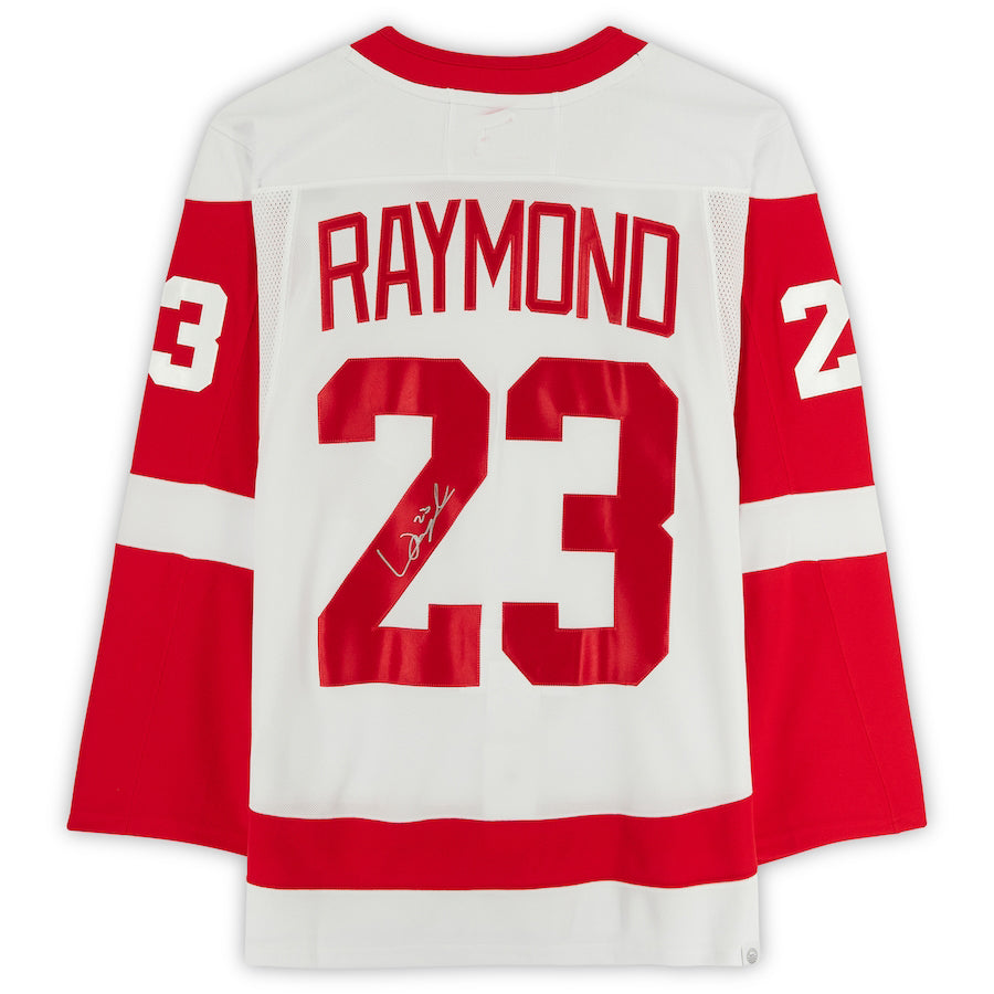 Custom #23 White DET Hockey Shirt Top