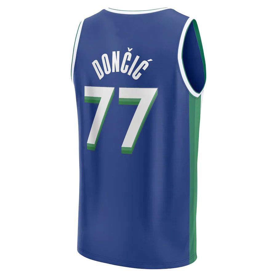 Custom #77 Blue 2022 DAL Basketball Shirt Top