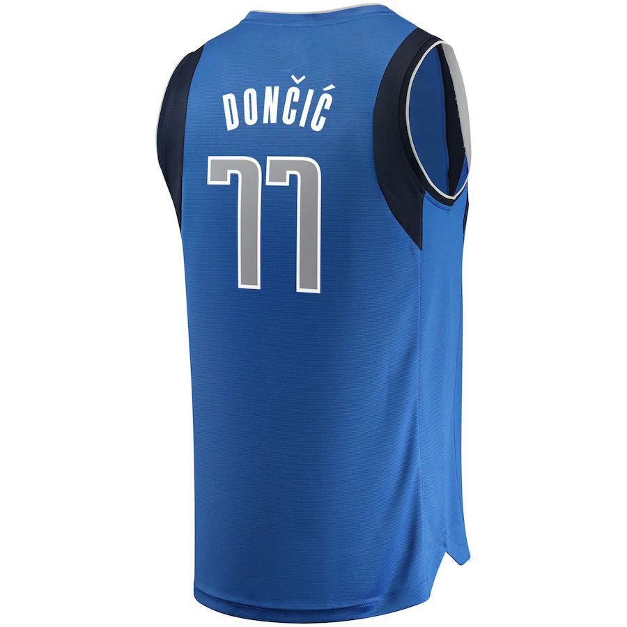 Custom #77 Blue DAL Basketball Shirt Top