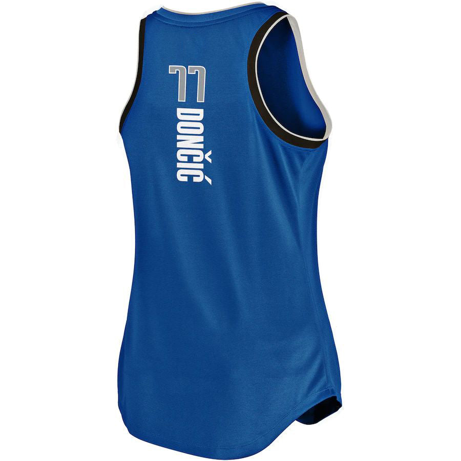 Custom #77 Blue DAL Basketball Shirt Top