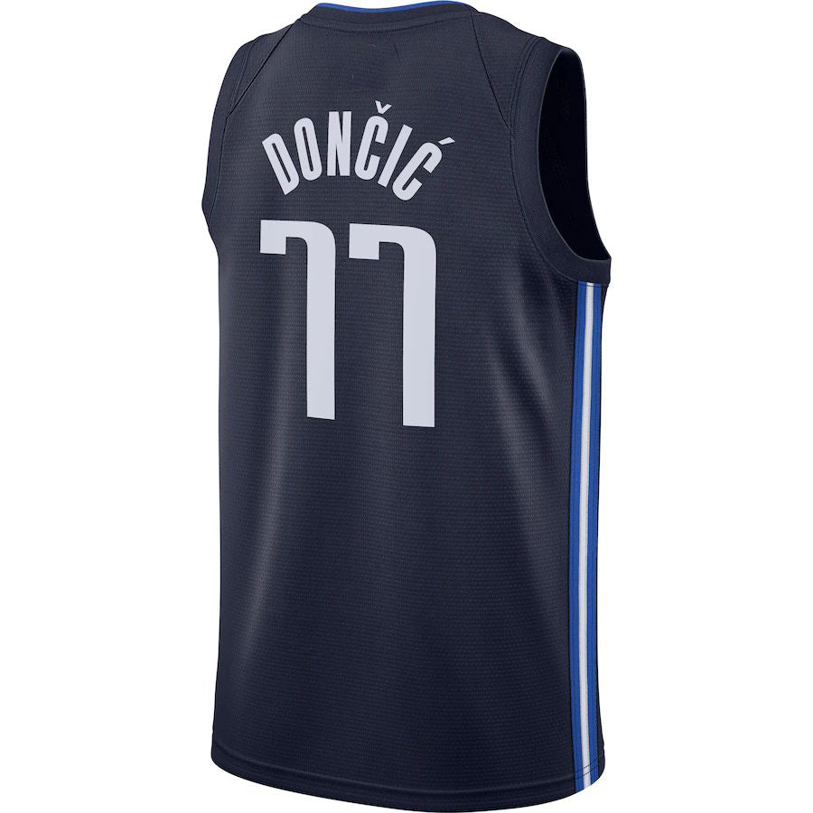 Custom #77 Navy 2020 DAL Basketball Shirt Top