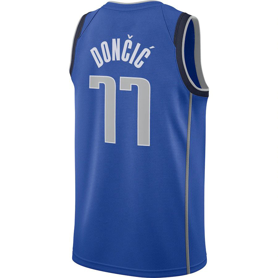 Custom #77 Blue 2020 DAL Basketball Shirt Top