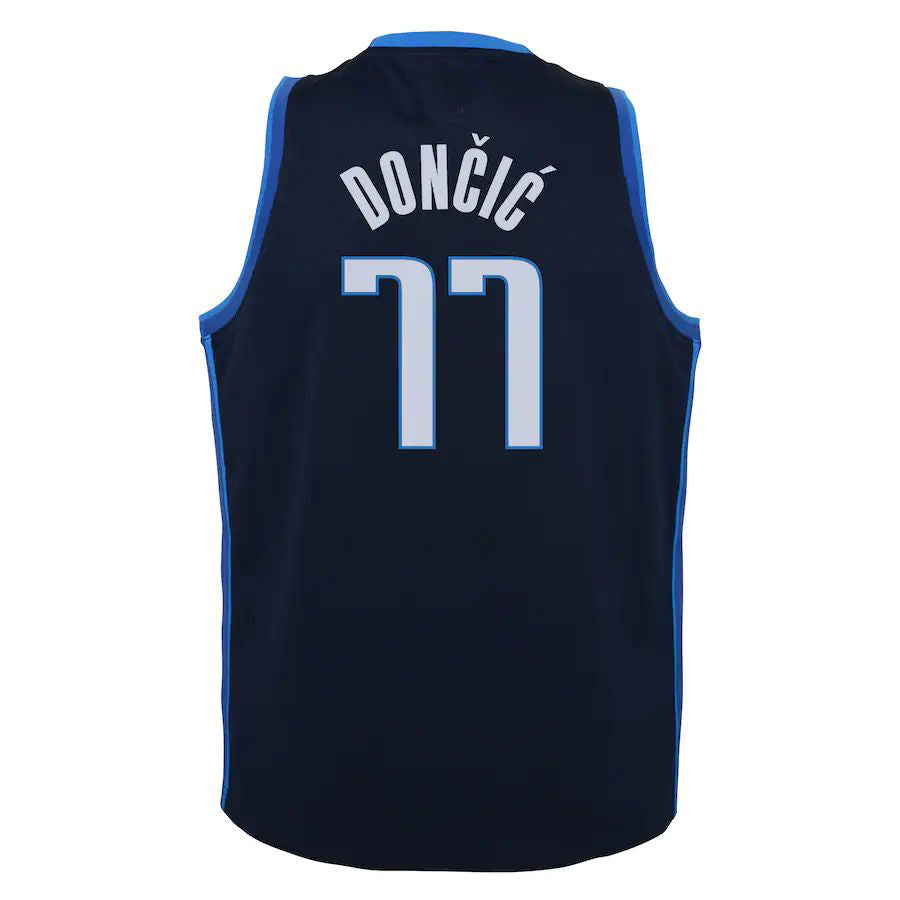 Custom #77 Navy 2020 DAL Basketball Shirt Top