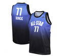 Custom #77 Blue 2023 Basketball Shirt Top