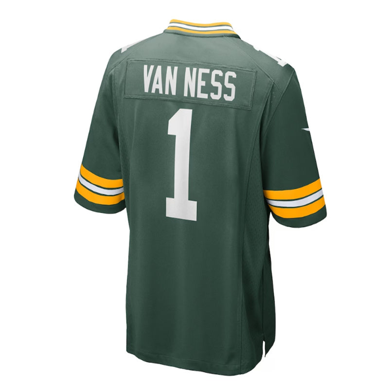 Custom #1 Green 2023 GB Football Shirt Top