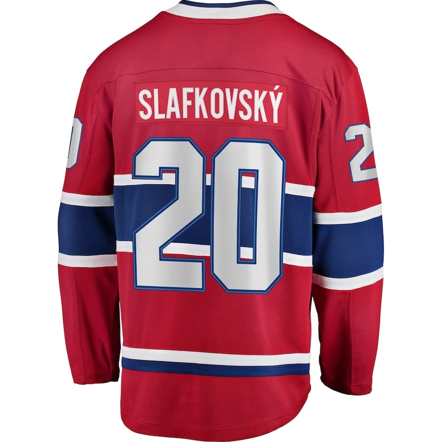 Custom #20 Red MTL Hockey Shirt Top