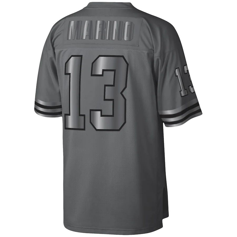Custom #13 Charcoal 1984 MIA Football Shirt Top