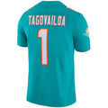 Custom #1 Aqua MIA Football Shirt Top