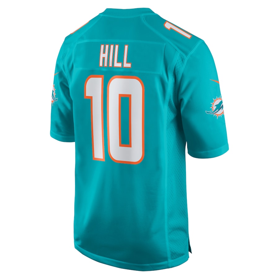 Custom #10 Aqua MIA Football Shirt Top