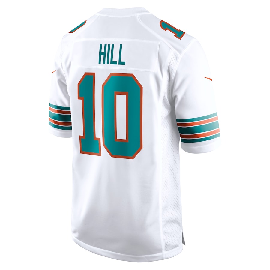 Custom #10 White MIA Football Shirt Top