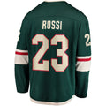 Custom #23 Green MIN Hockey Shirt Top