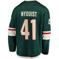 Custom #41 Green MIN Hockey Shirt Top