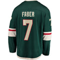 Custom #7 Green MIN Hockey Shirt Top