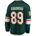 Custom #89 Green MIN Hockey Shirt Top